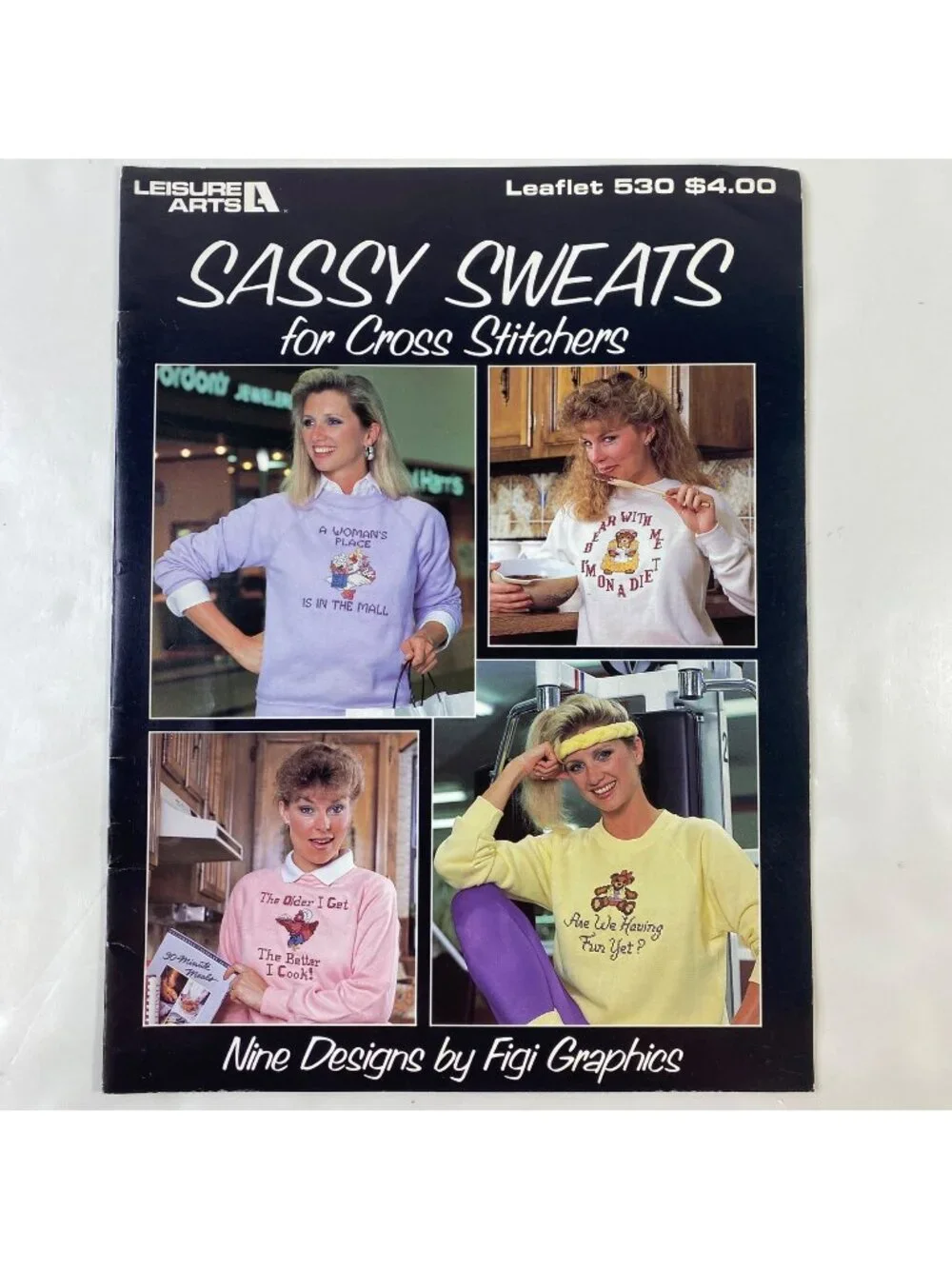 Sassy Sweats Cross Stitch Pattern Booklet By Leisure Arts